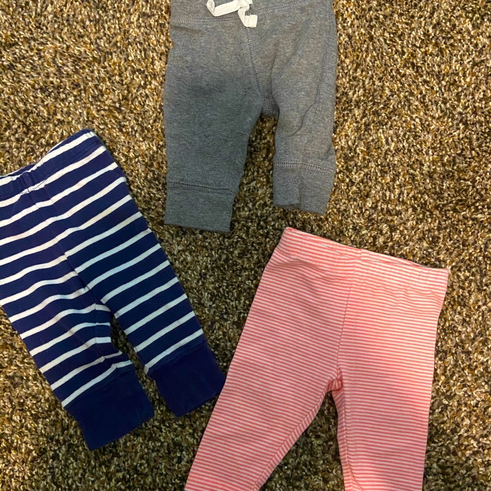 Newborn girl pants bundle